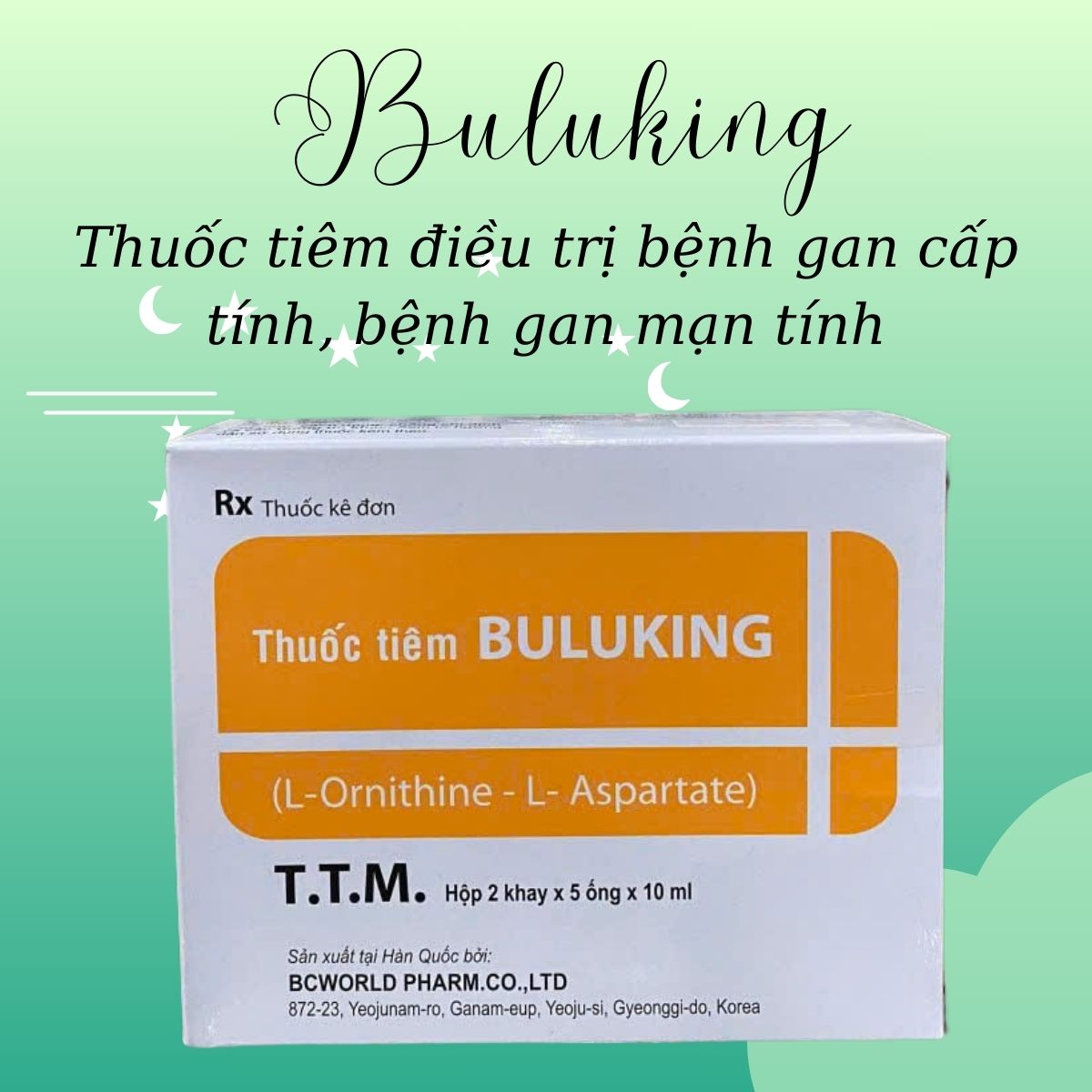 Tác dụng thuốc tiêm Buluking