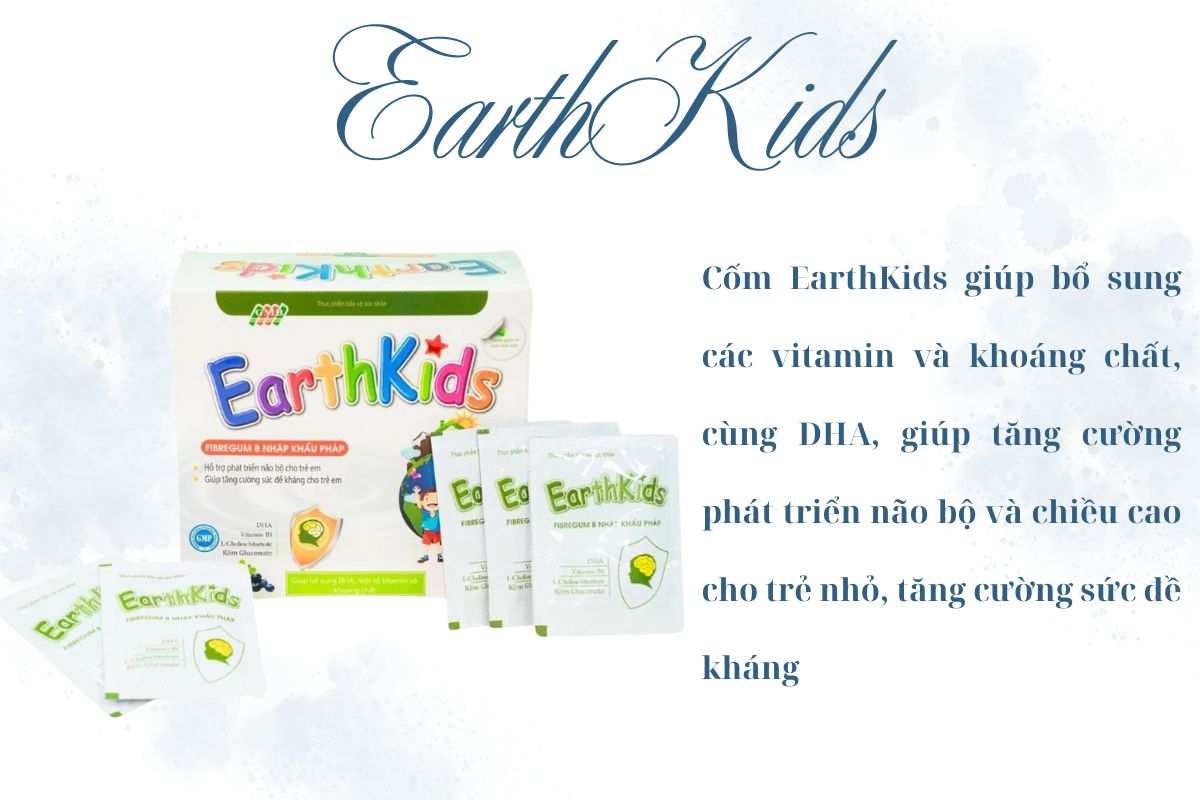 Công dụng của sản phẩm Cốm EarthKids