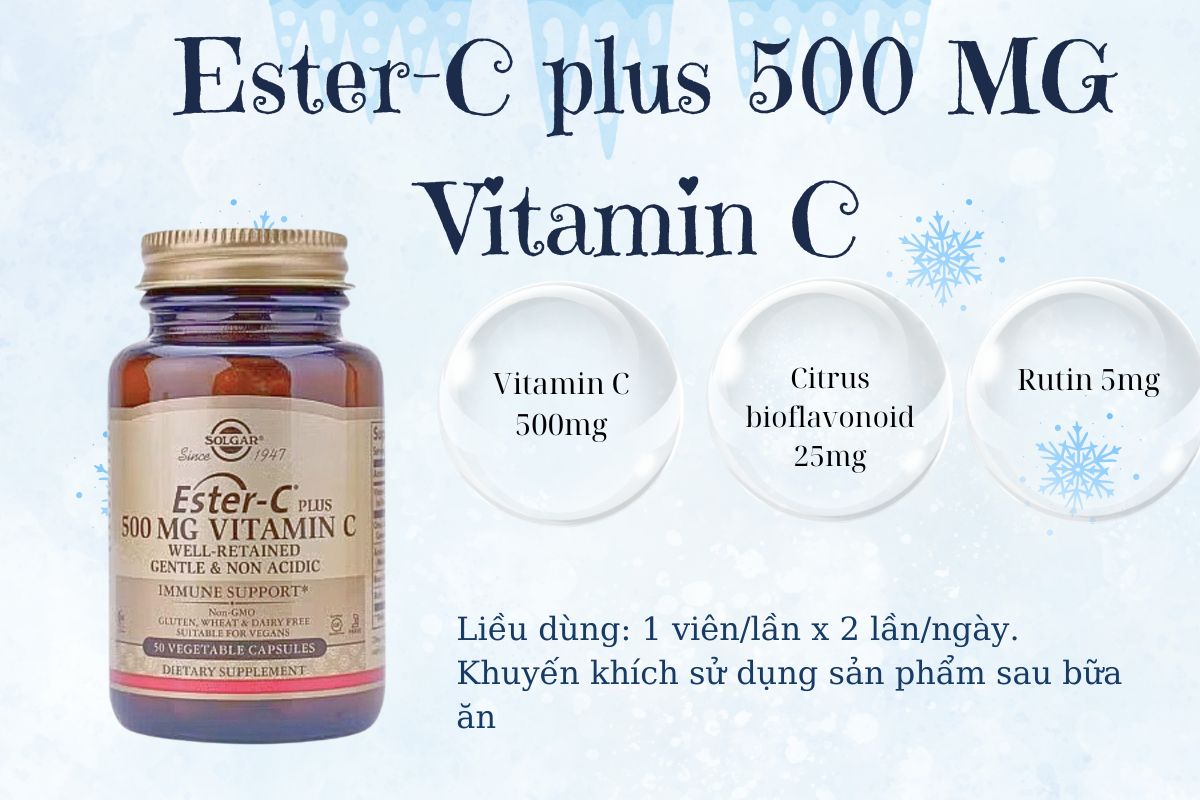 Liều dùng Ester-C plus 500 MG Vitamin C