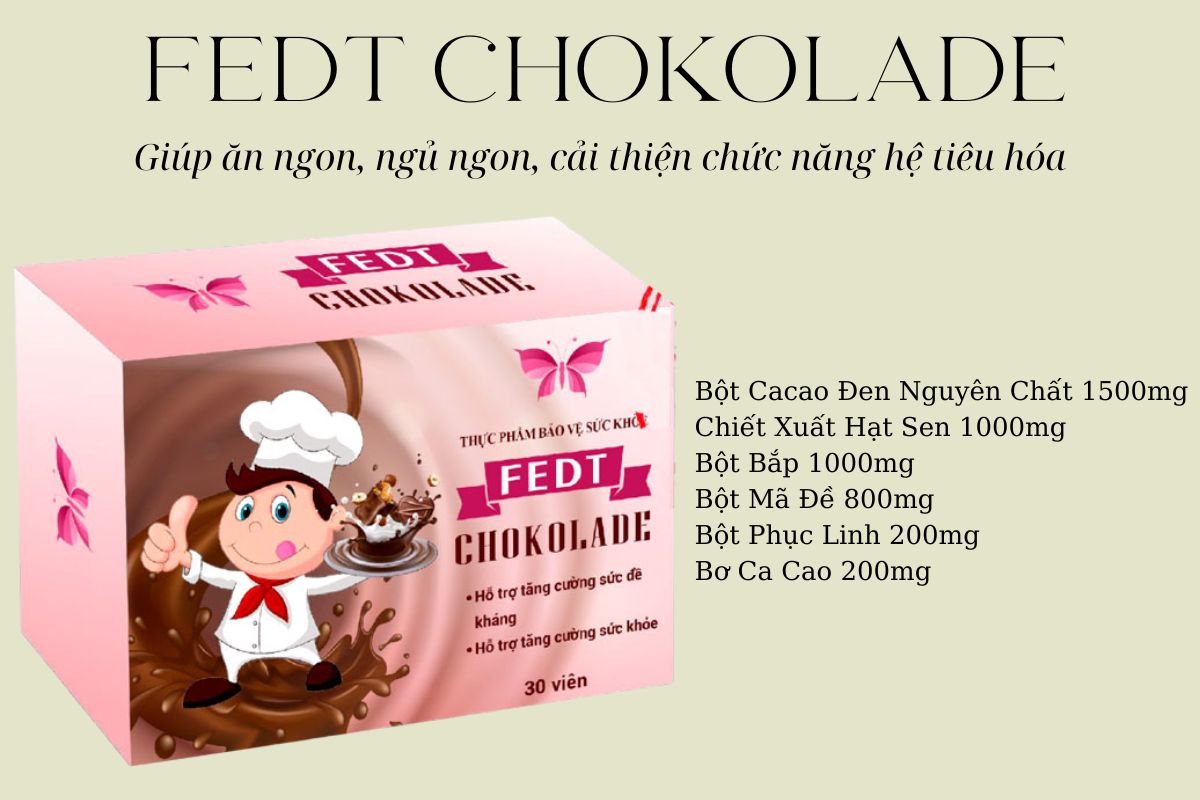 Thành phần và công dụng Fedt Chokolade