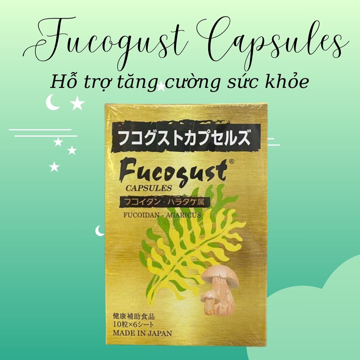 Công dụng của sản phẩm Fucogust Capsules