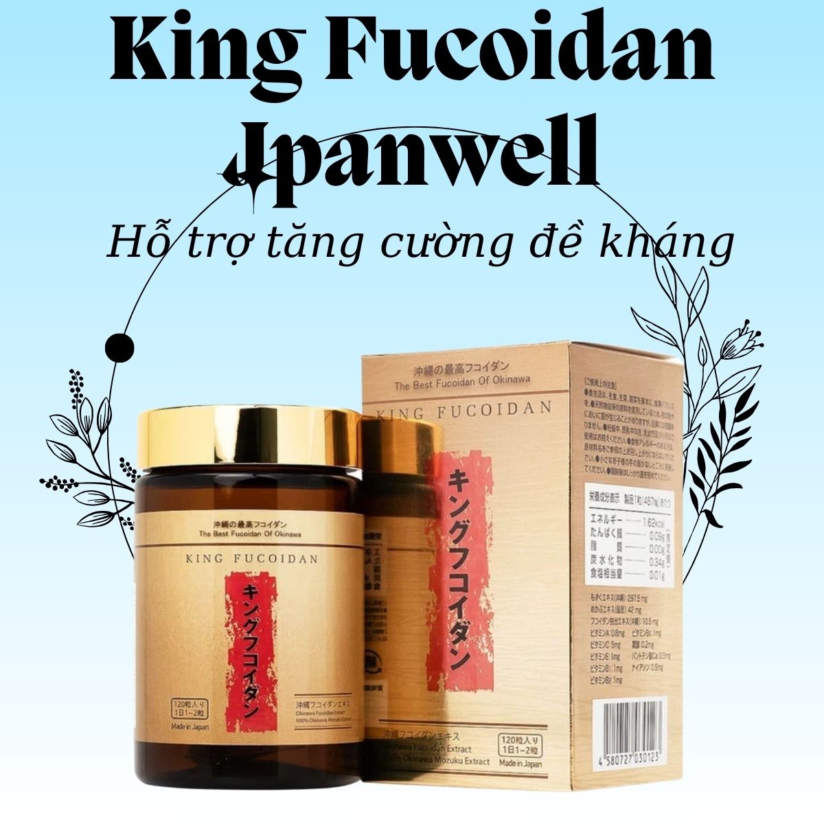 Tác dụng của sản phẩm King Fucoidan Jpanwell