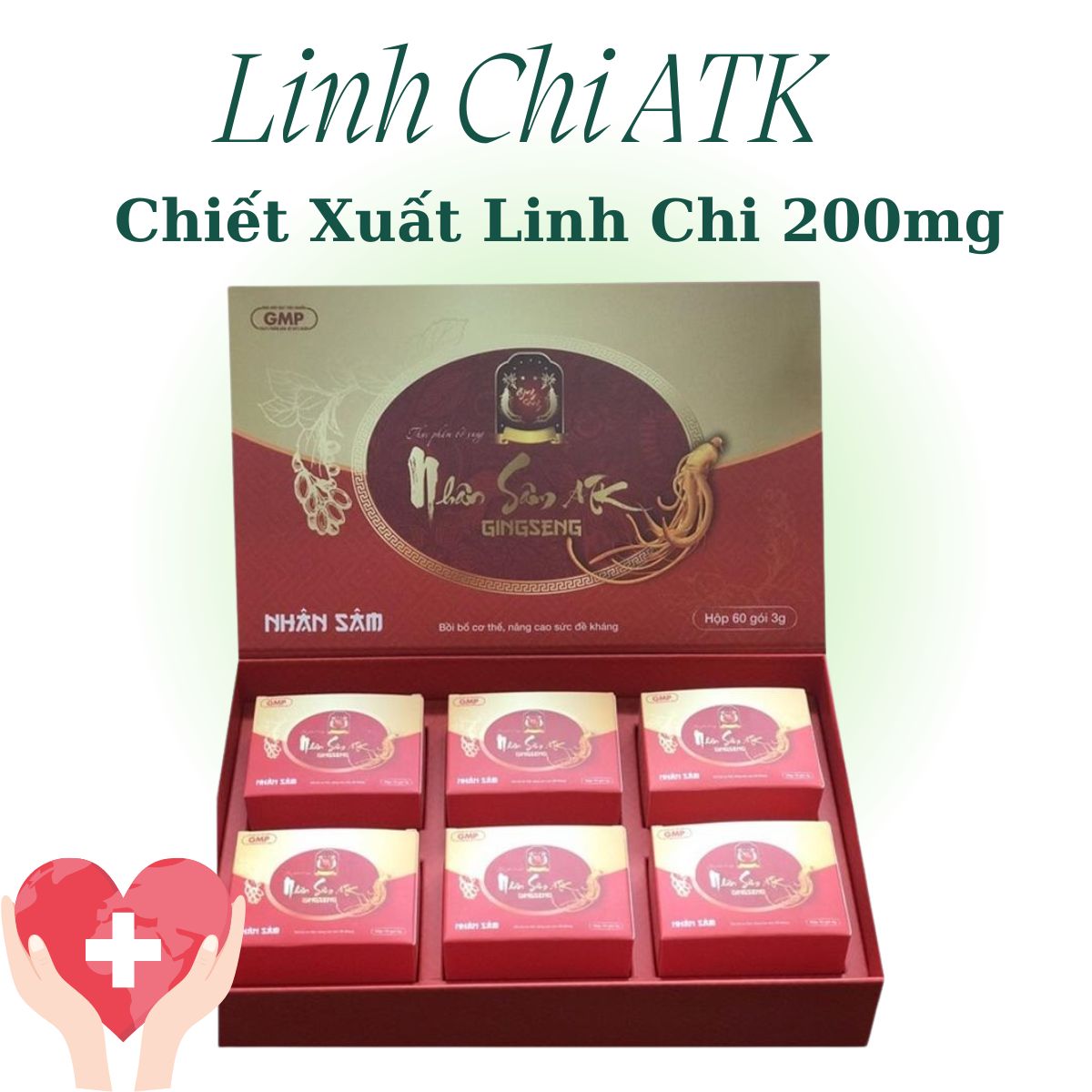 Linh Chi ATK có thành phần chính chiết xuất Linh chi