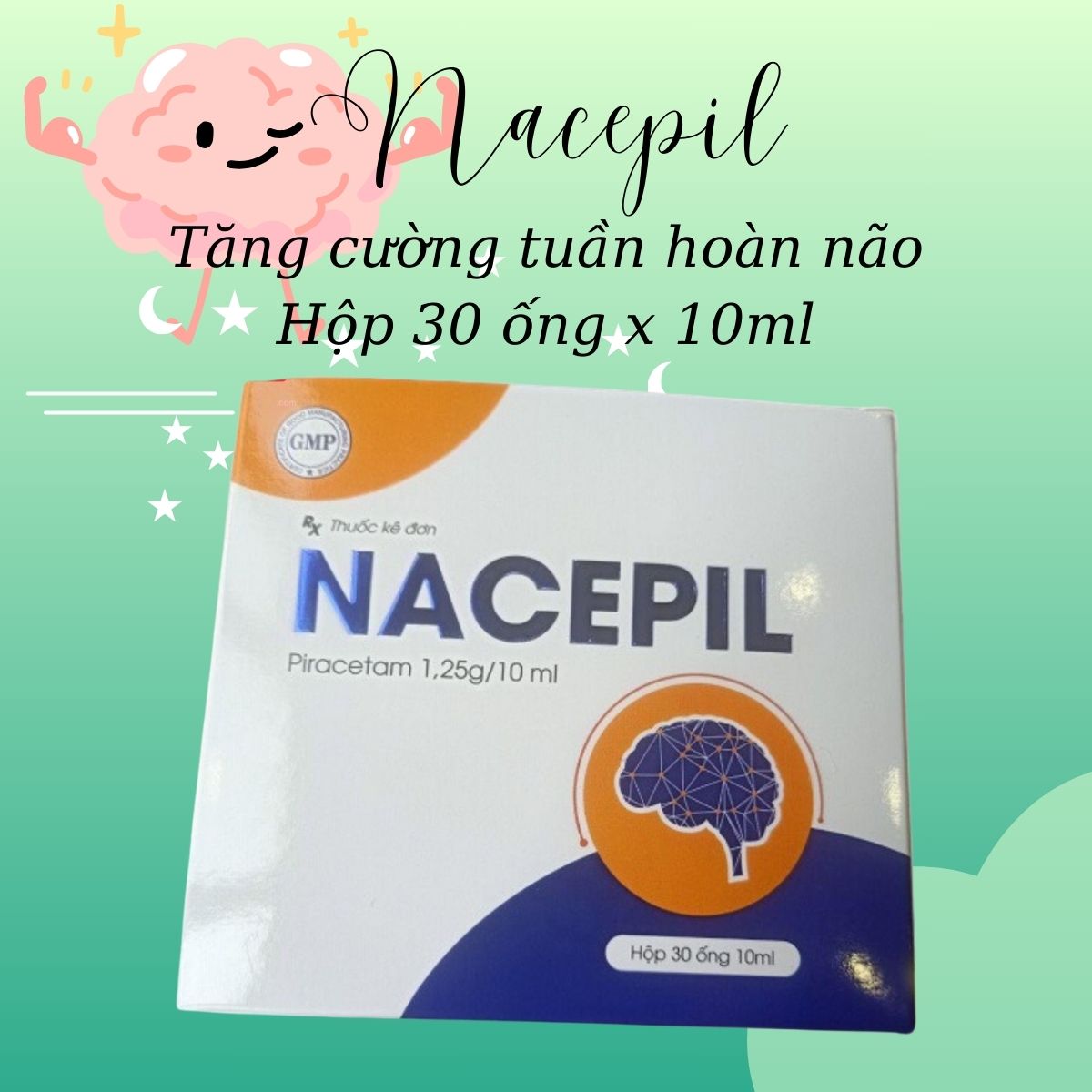 Tác dụng của thuốc Nacepil 10ml