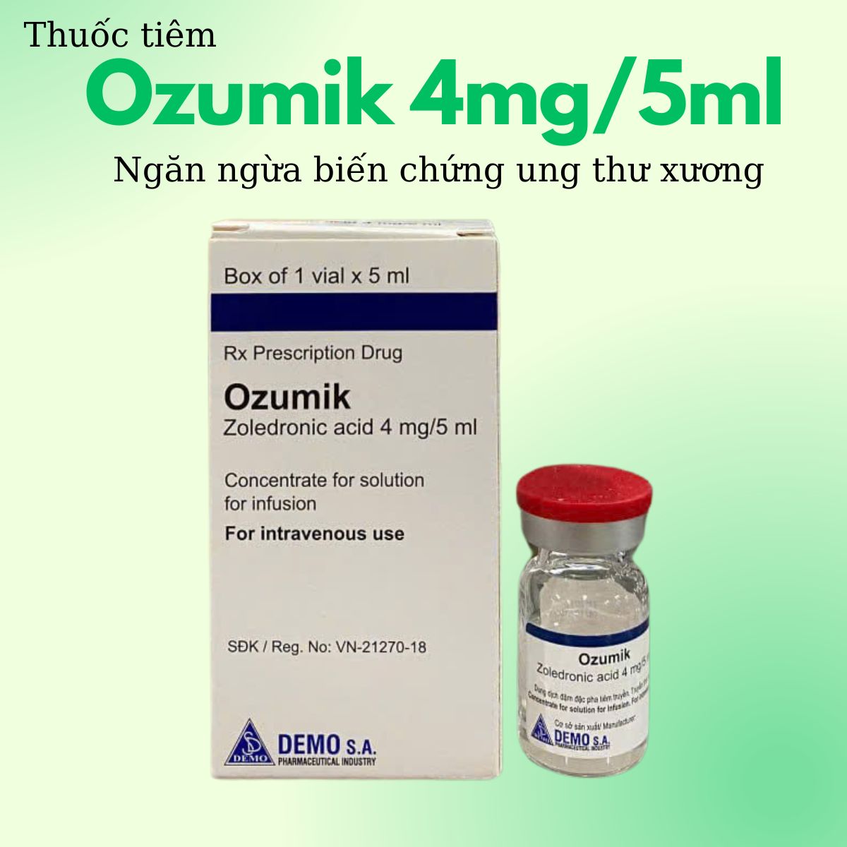 Ozumik 4mg 5ml có tác dụng gì?