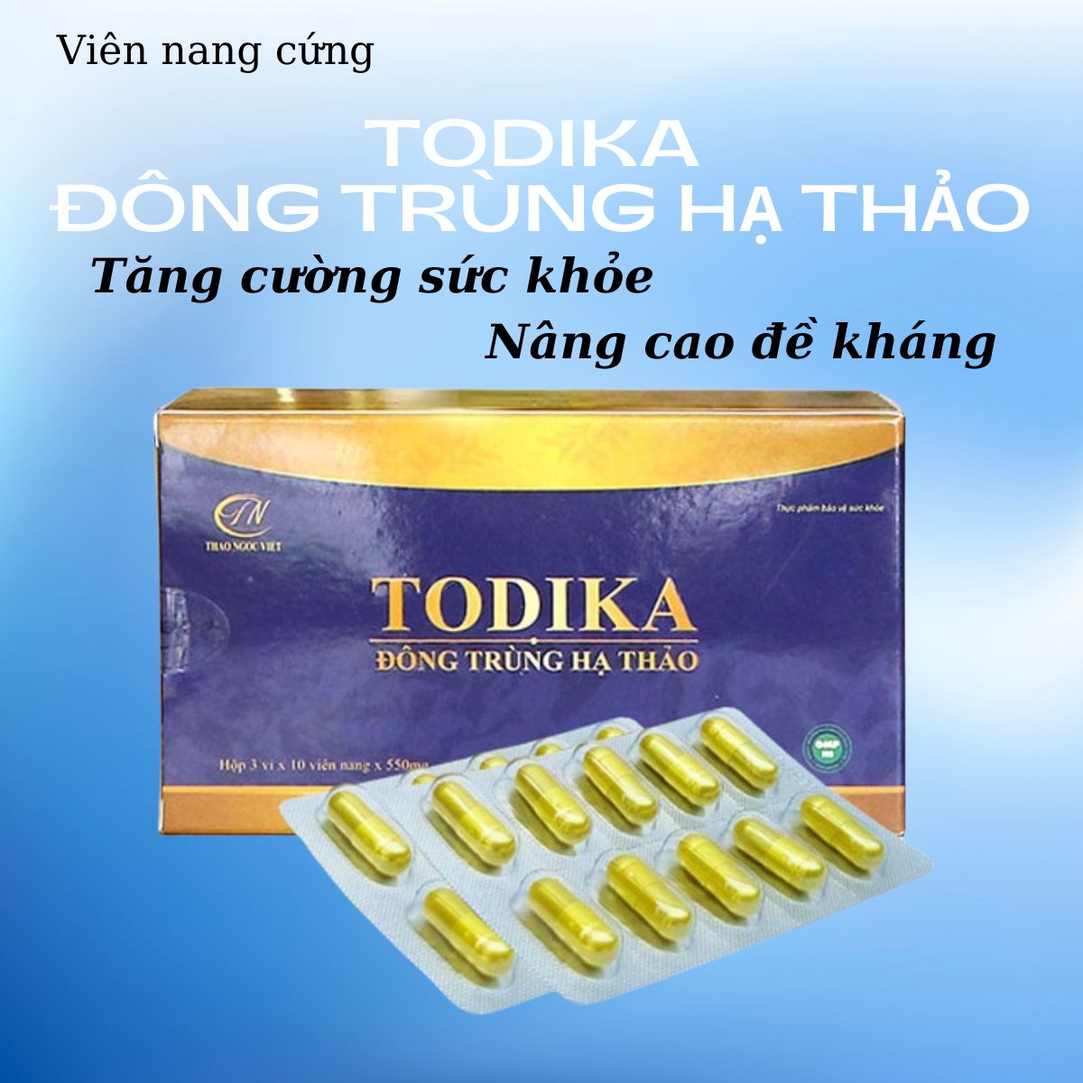 Tác dụng của sản phẩm Todika Đông Trùng Hạ Thảo