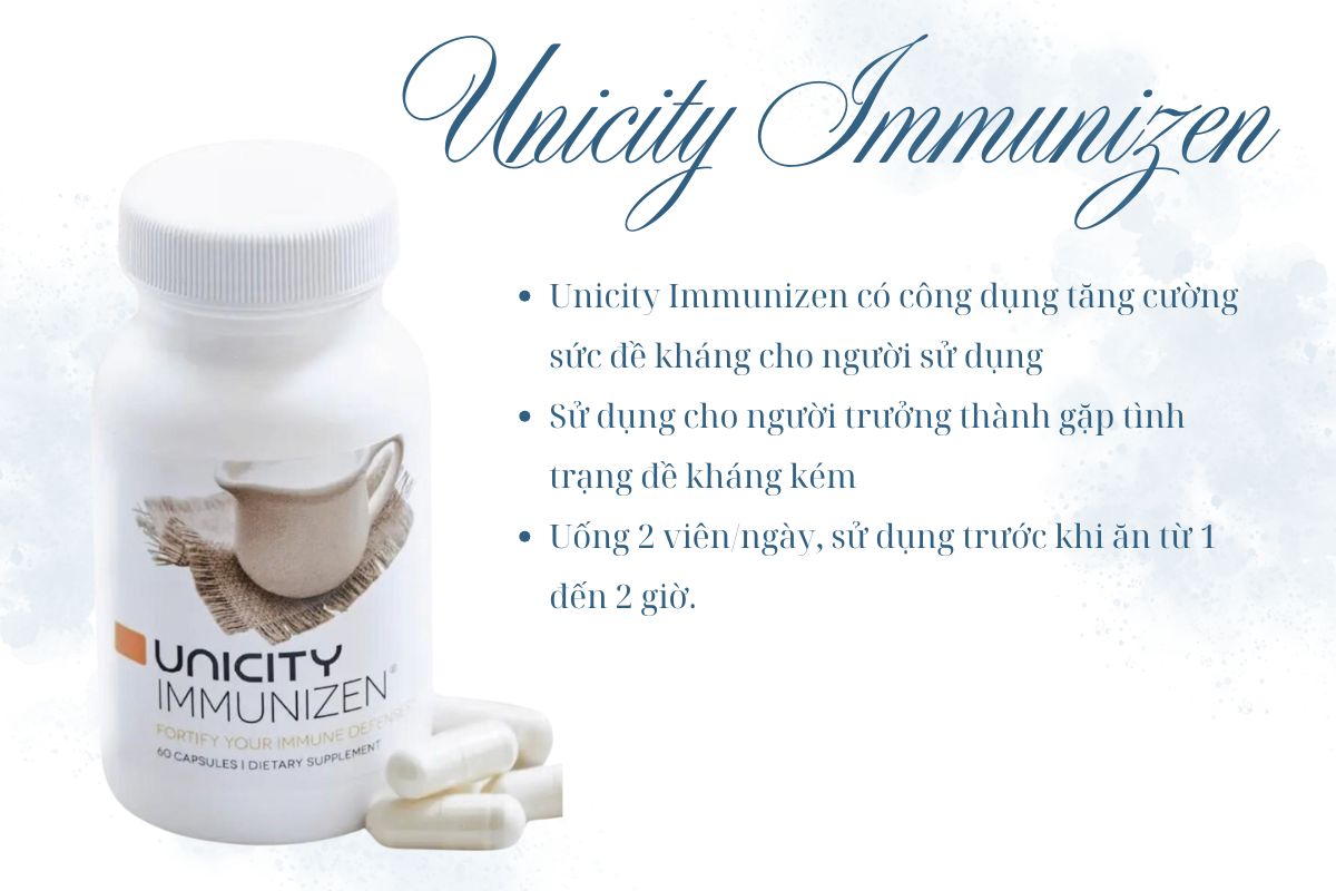 Công dụng của sản phẩm Unicity Immunizen