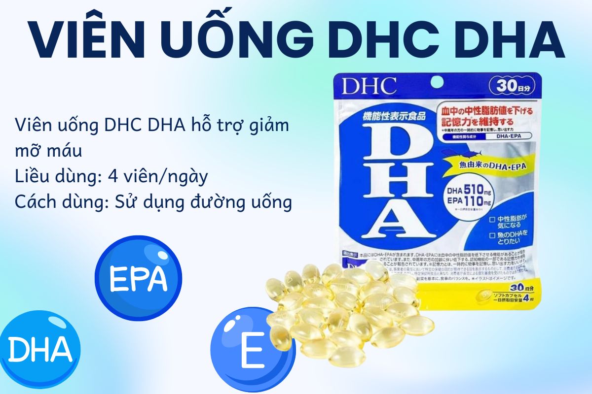 Liều dùng Viên uống DHC DHA