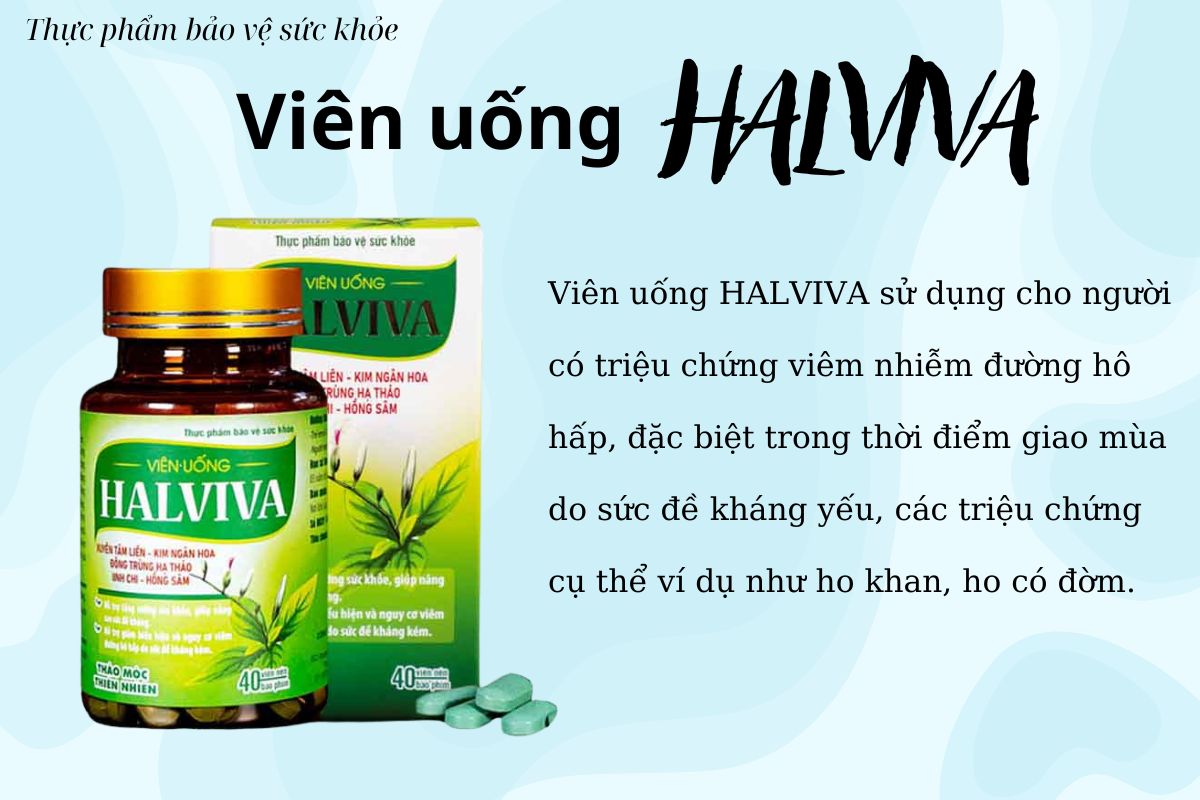 Đối tượng sử dụng Viên uống HALVIVA