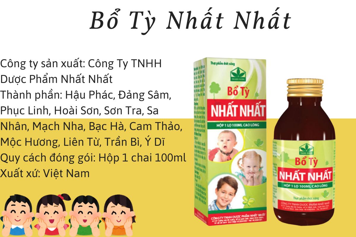 Thông tin sản phẩm Bổ Tỳ Nhất Nhất