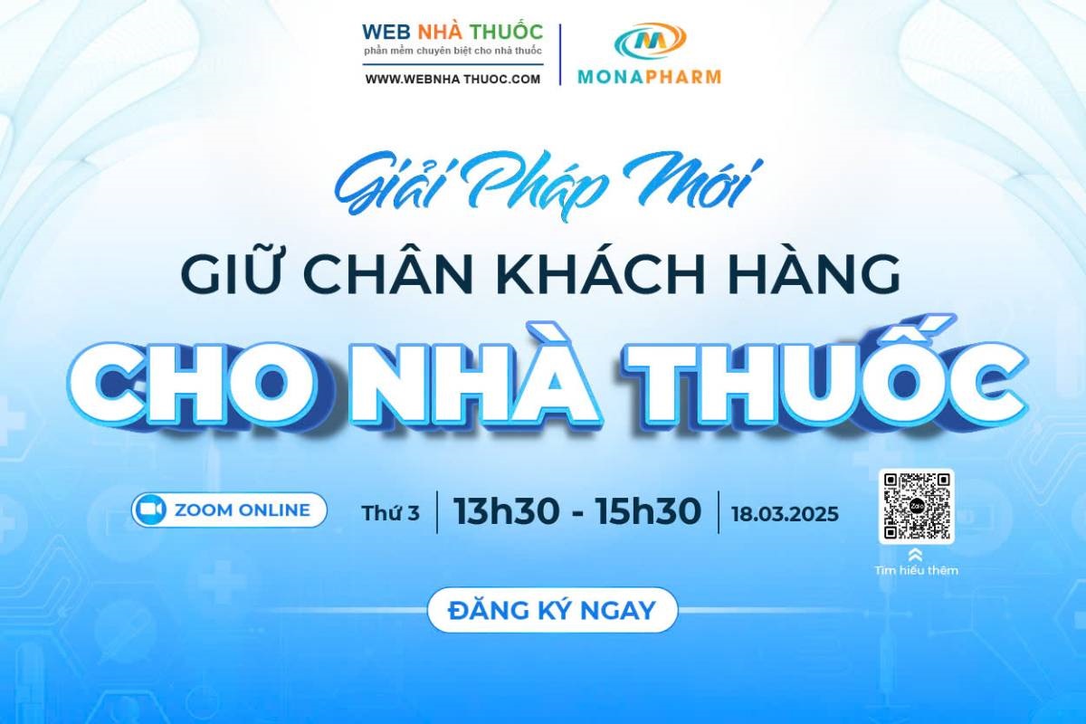 Thông tin về chuỗi hội thảo  “Giải pháp mới giữ chân khách hàng cho nhà thuốc năm 2025”