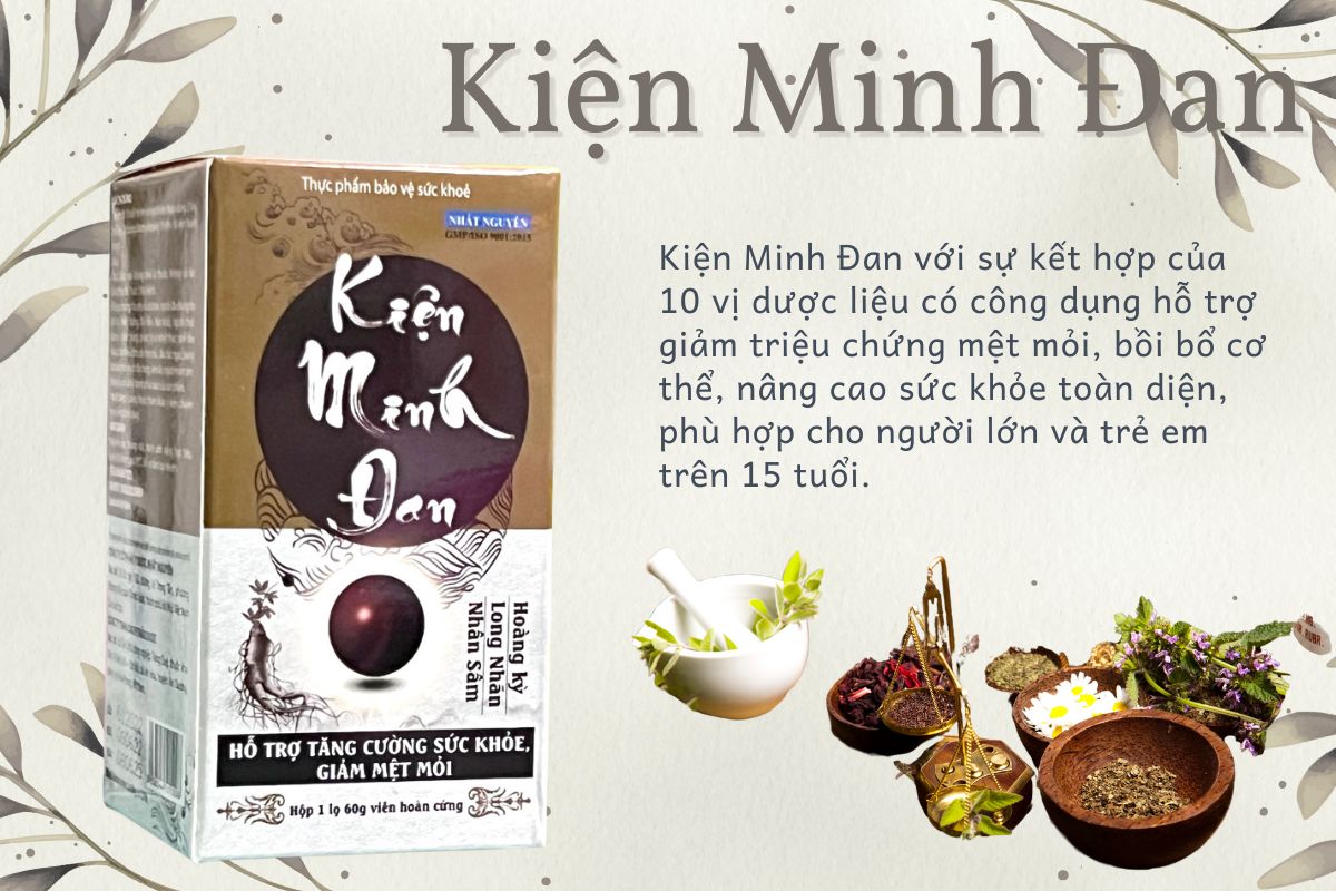 Công dụng sản phẩm Kiện Minh Đan