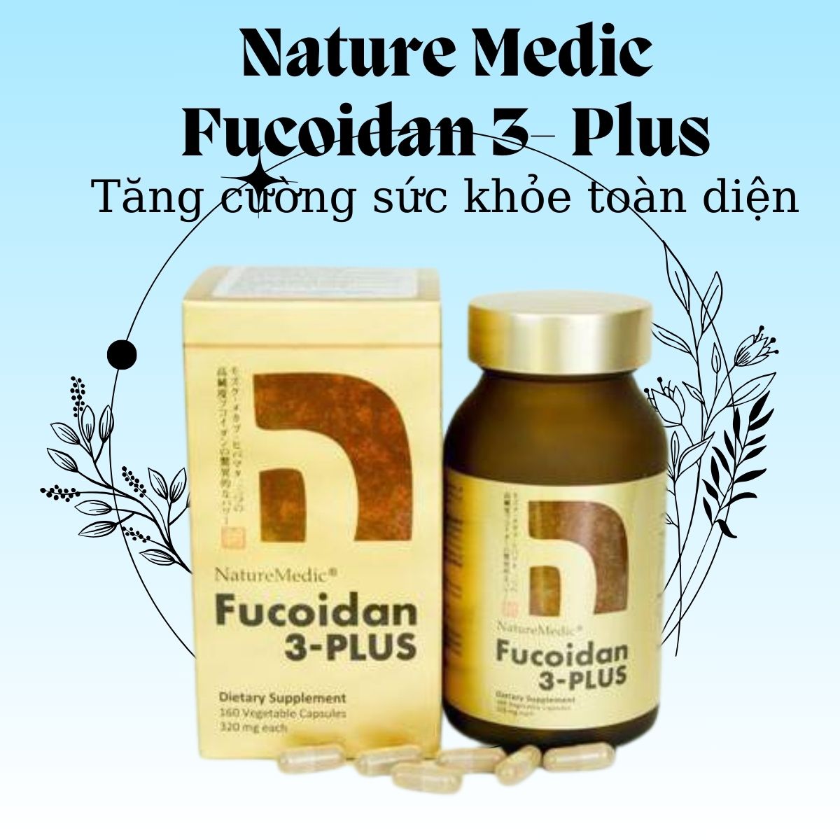 Nature Medic Fucoidan 3- Plus hỗ trợ nâng cao sức khỏe