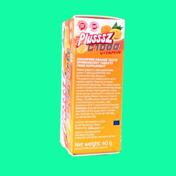 PlusssZ C1000 vitamin orange flavoured sugar free