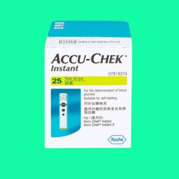 Que thử tiểu đường Accu-Chek Instant Hộp 25 que