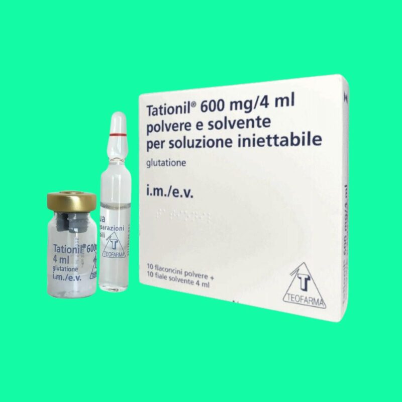 Tationil Injec Thuốc Tationil 600mg/4ml (Glutathione 600mg/4ml) – Điều trị chảy máu ...