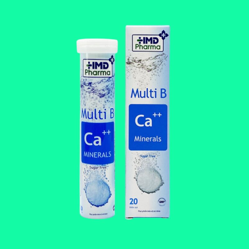 Thuốc Multi B Ca++ Minerals bổ sung vitamin, khoáng chất, canxi