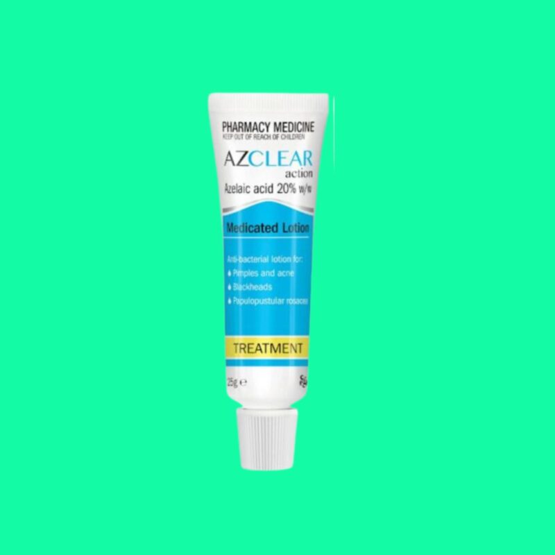Thuốc Azclear (Azelaic Acid 20%) điều trị mụn trứng cá, mụn đầu đen