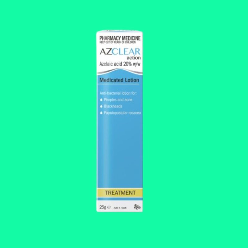 Thuốc Azclear (Azelaic Acid 20%) điều trị mụn trứng cá, mụn đầu đen