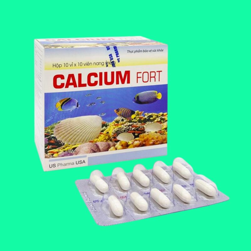 Thuốc Calcium Fort US Pharma USA hỗ trợ sức khỏe xương khớp