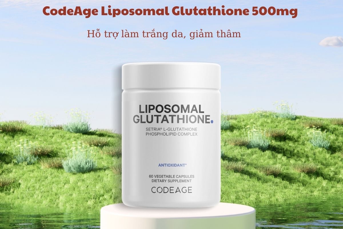 CodeAge Liposomal Glutathione 500mg 6 CodeAge Liposomal Glutathione 500mg