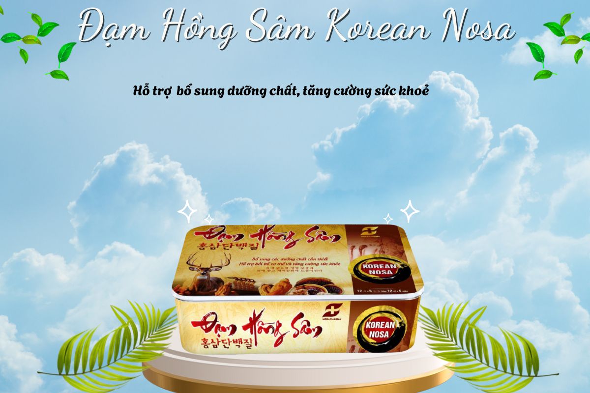 Đạm Hồng Sâm Korean Nosa 7 Đạm Hồng Sâm Korean Nosa