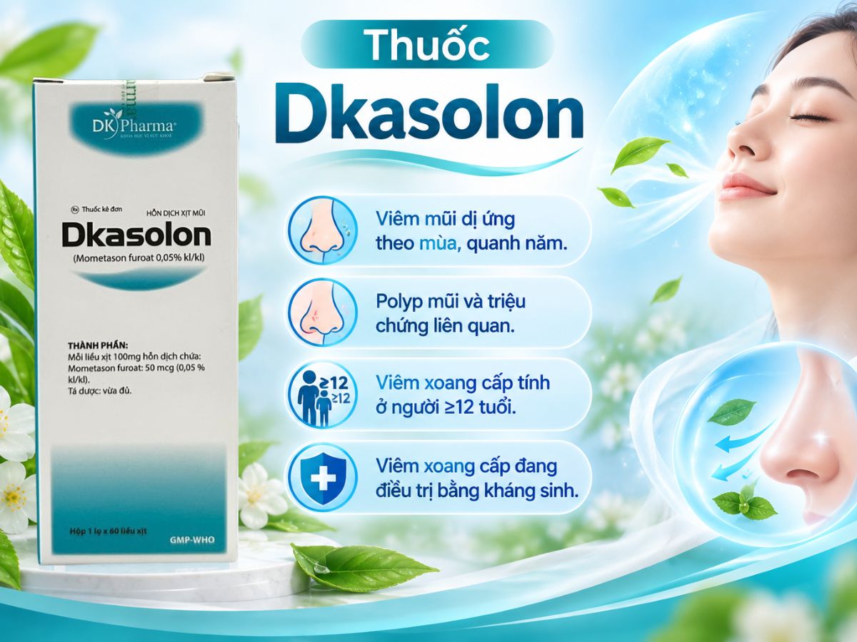 Dkasolon 14 Tác dụng của Dkasolon