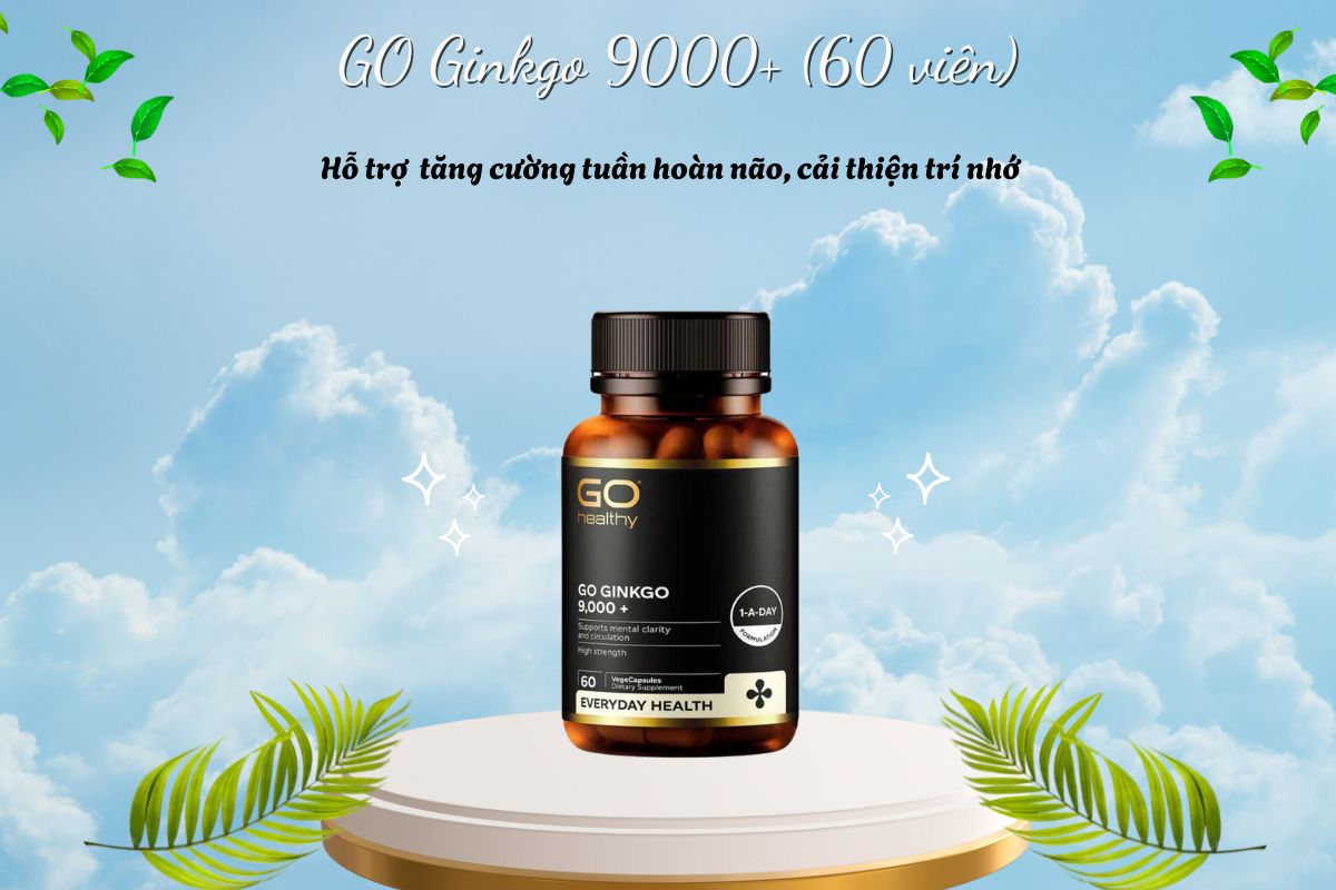 GO Ginkgo 9000+ (60 viên) 6 GO Ginkgo 9000+