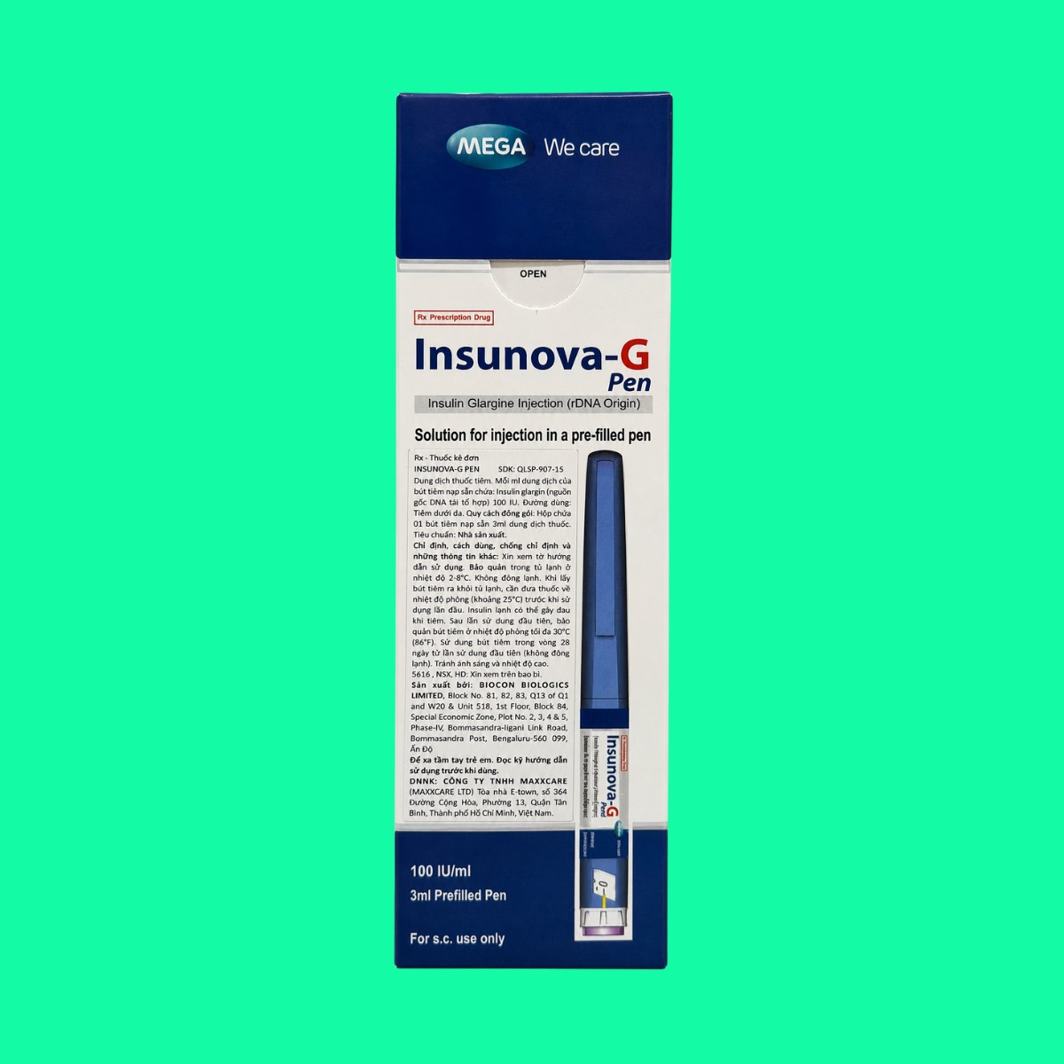 insunova-g-pen-100iu-ml-1 Insunova-G Pen 100IU/ml