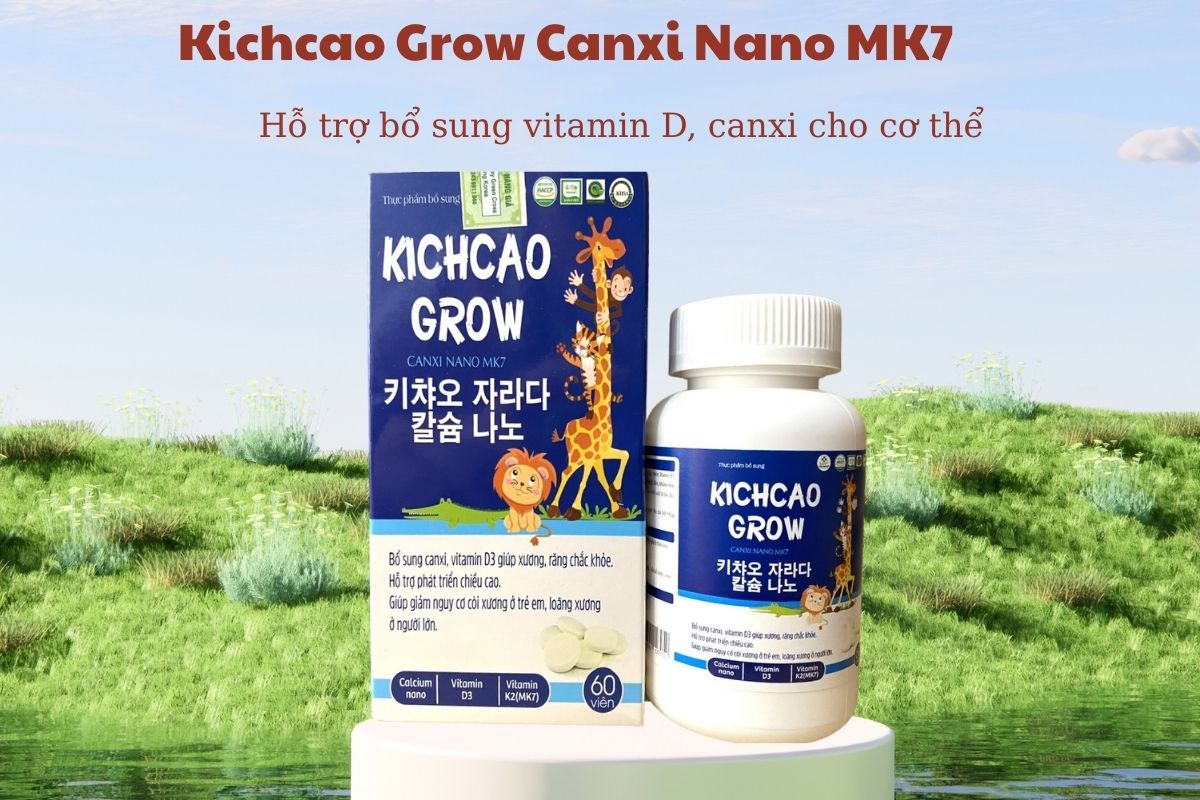 Kichcao Grow Canxi Nano MK7 10 Kichcao Grow Canxi Nano MK7