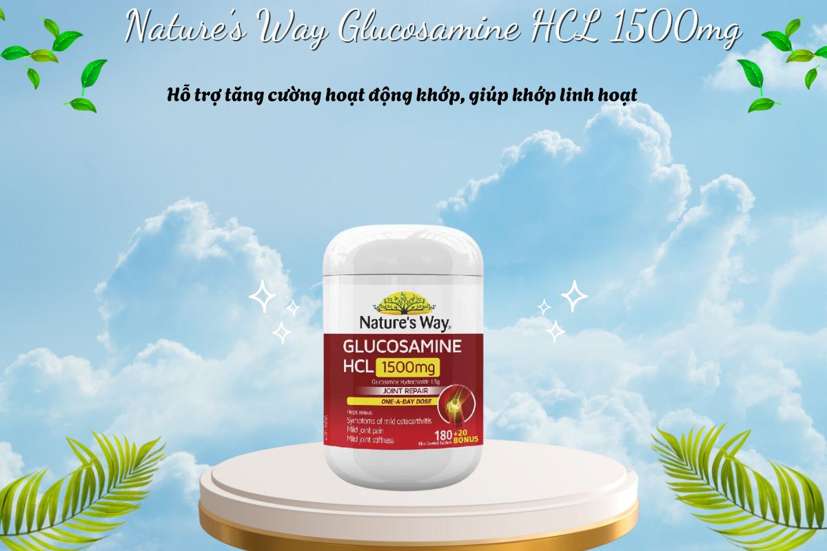 Nature’s Way Glucosamine HCL 1500mg 5 Nature’s Way Glucosamine HCL 1500mg