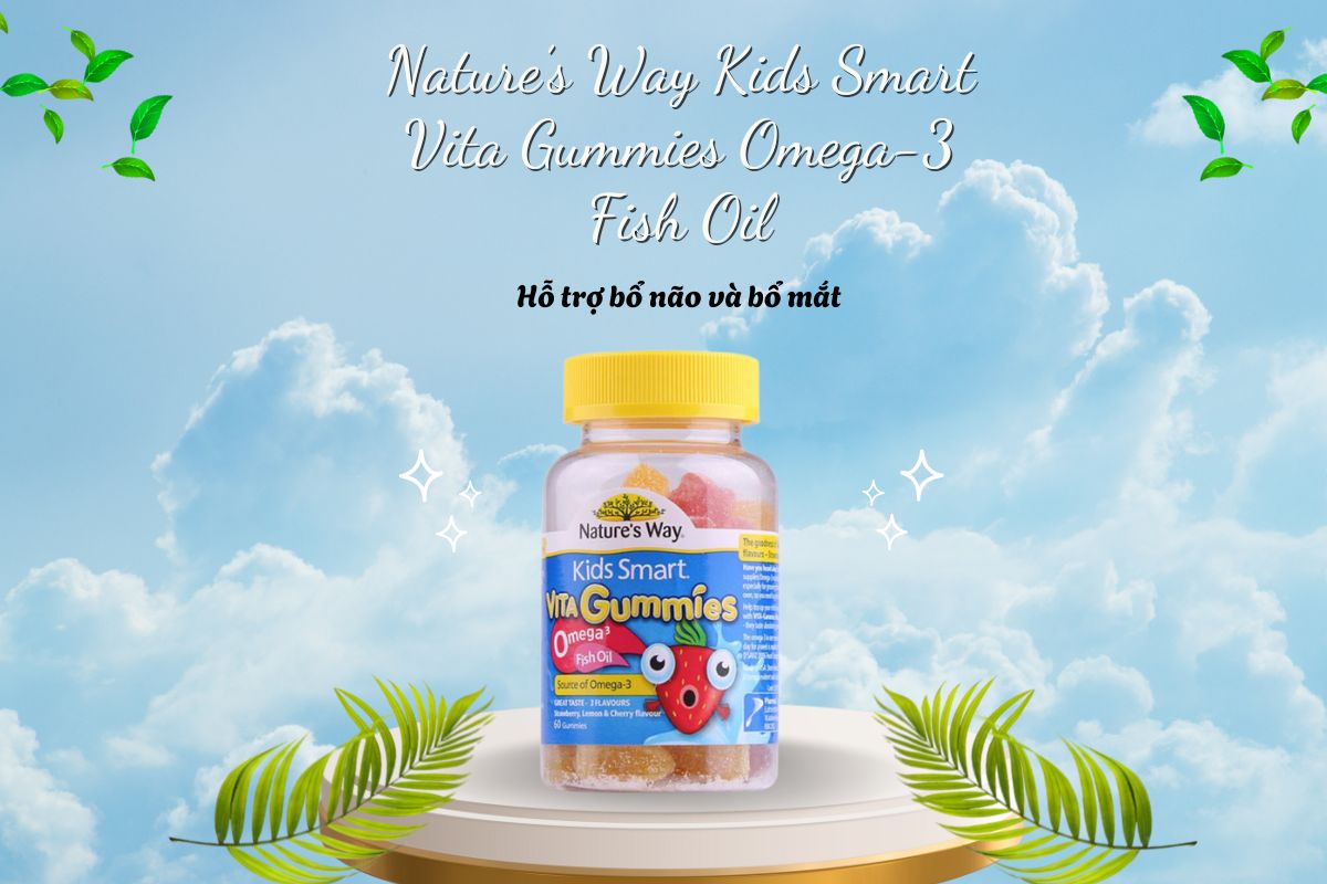 Nature's Way Kids Smart Vita Gummies Omega-3 Fish Oil 7 Nature's Way Kids Smart Vita Gummies Omega-3 Fish Oil