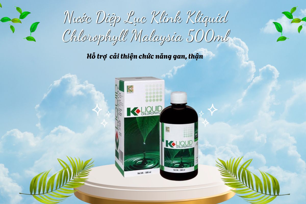 Nước Diệp Lục Klink Kliquid Chlorophyll Malaysia 500ml 9 Nước Diệp Lục Klink Kliquid Chlorophyll Malaysia 500ml