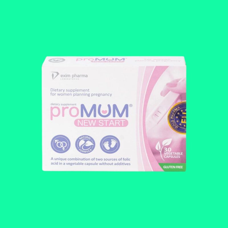 Thuốc ProMUM New Start hỗ trợ phụ nữ dự định mang thai