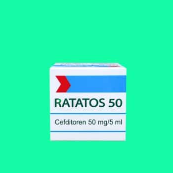 Bột pha hỗn dịch uống Ratatos 50mg/5ml điều trị các bệnh nhiễm trùng