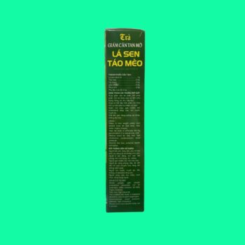 Trà Giảm Cân Tan Mỡ Lá Sen Táo Mèo