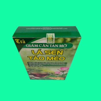 Trà Giảm Cân Tan Mỡ Lá Sen Táo Mèo
