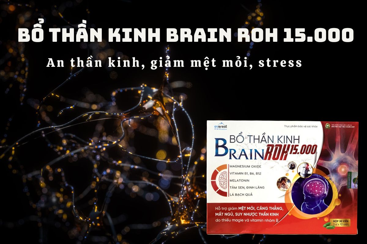 Bổ thần kinh Brain ROH 15.000 9 Bổ thần kinh Brain ROH 15.000