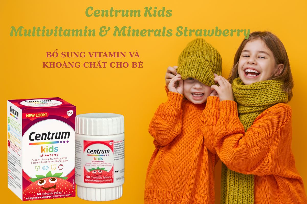 Centrum Kids Multivitamin & Minerals Strawberry 16 Centrum Kids Multivitamin & Minerals Strawberry