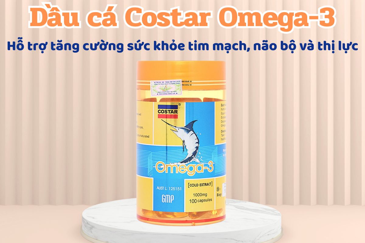 Dầu cá Costar Omega-3 9 Dầu cá Costar Omega-3