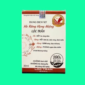 Dung Dịch Xịt Ho Răng Họng Miệng Lộc Trần