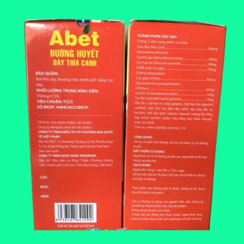 Đường huyết dây thìa canh Abet