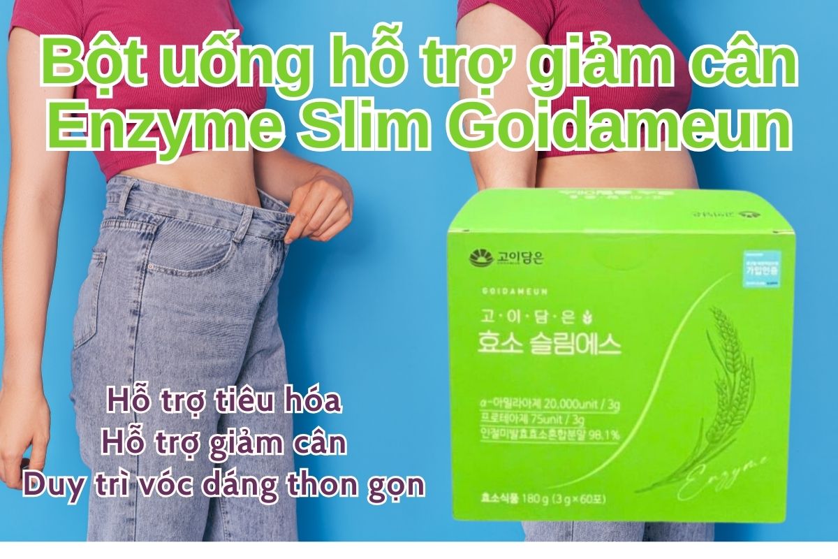 Bột uống hỗ trợ giảm cân Enzyme Slim Goidameun 13 Bột uống hỗ trợ giảm cân Enzyme Slim Goidameun
