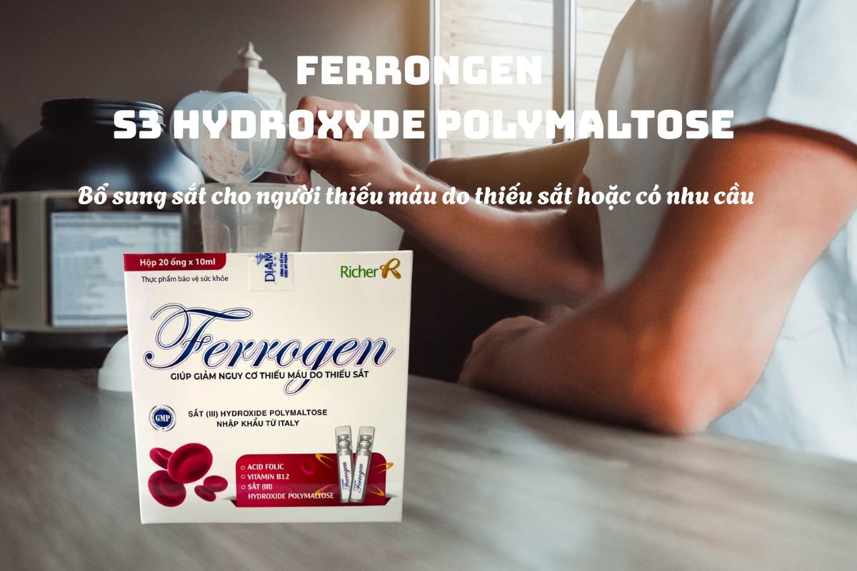Ferrongen S3 Hydroxyde Polymaltose 9 Ferrongen S3 Hydroxyde Polymaltose