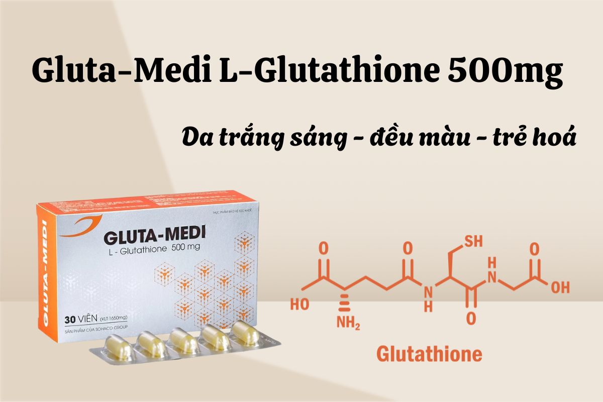 Gluta-Medi L-Glutathione 500mg 21 Gluta-Medi L-Glutathione 500mg