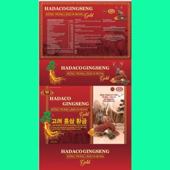 Hadaco Gingseng Đông Trùng Linzchi Royal Gold