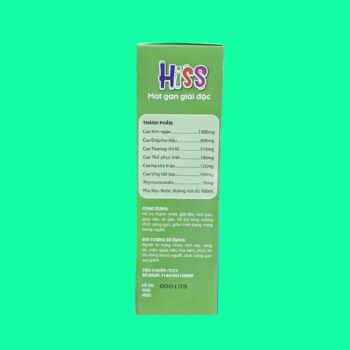 Hiss Mát gan giải độc