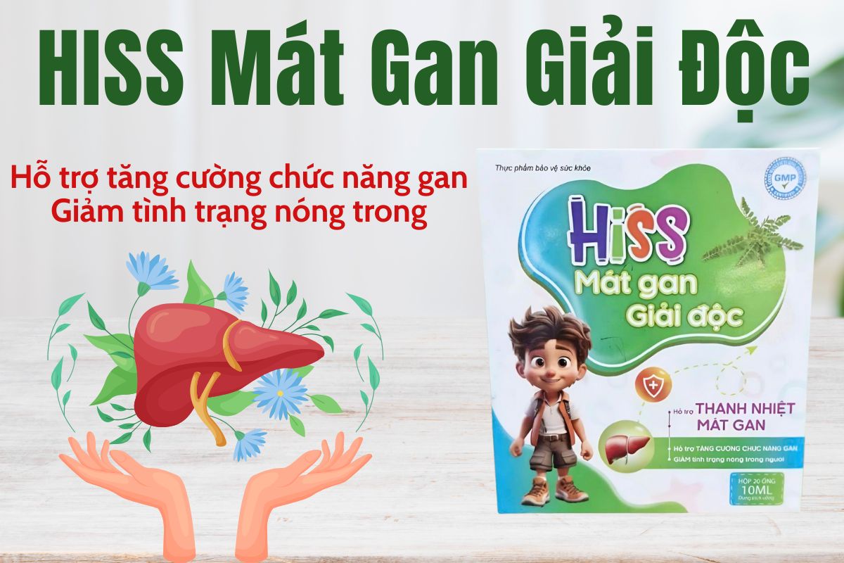 Hiss Mát gan giải độc 6 Hiss Mát gan giải độc