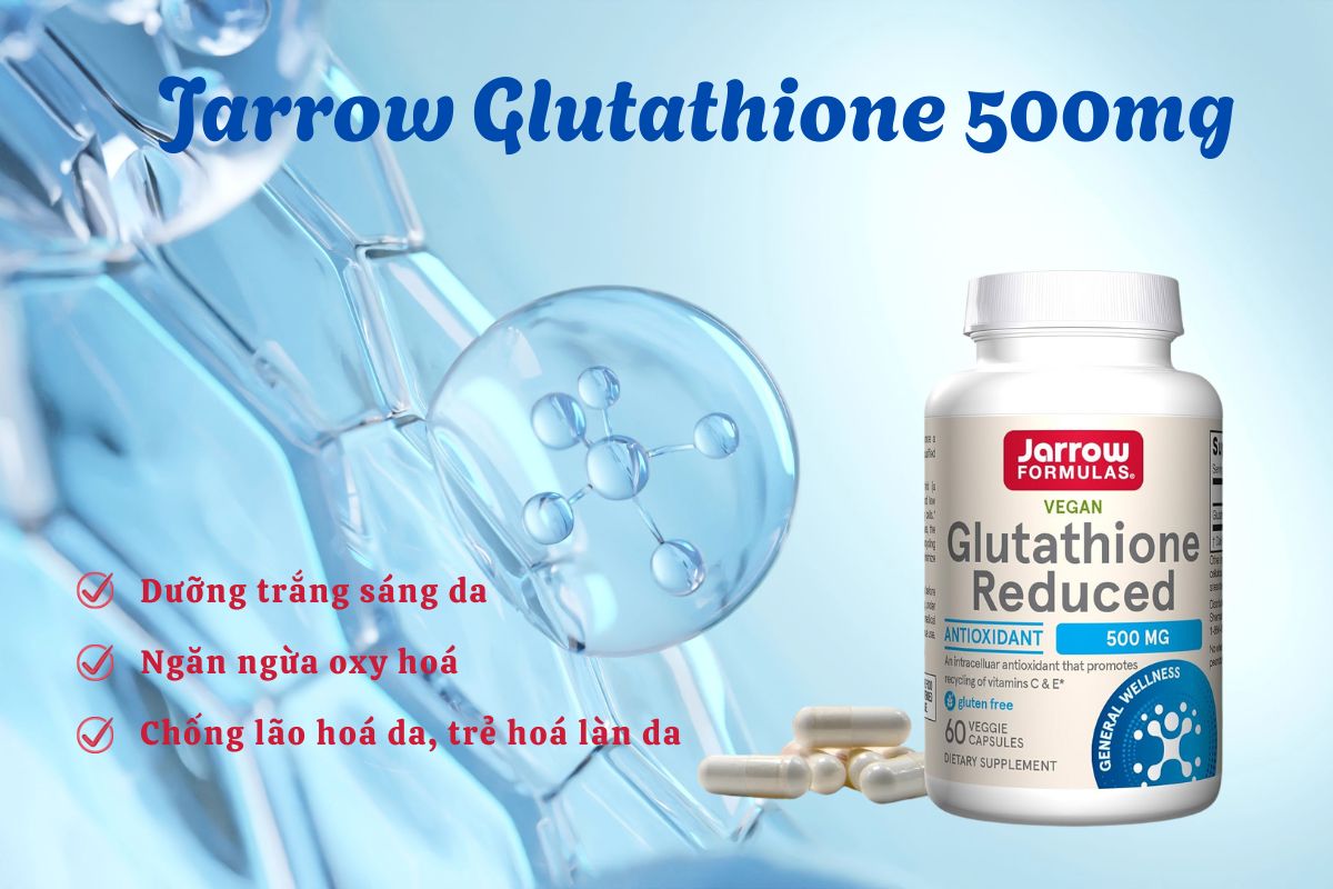Jarrow Glutathione 500mg 10 Jarrow Glutathione 500mg