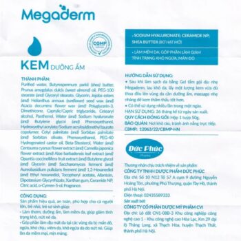 Kem dưỡng ẩm Megaderm